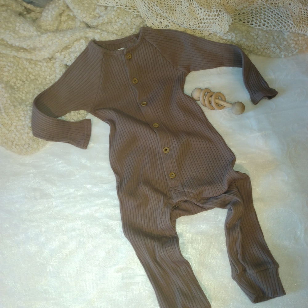 Cozy Brown Kids Pajama Set